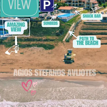 Szálloda Sea & Sun View Ájosz Sztéfanosz
